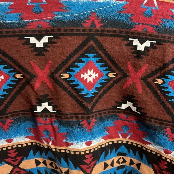 XL, Vintage Country Tease Long sleeve Cotton western Shirt P2P 21“ - Picture 4 of 5